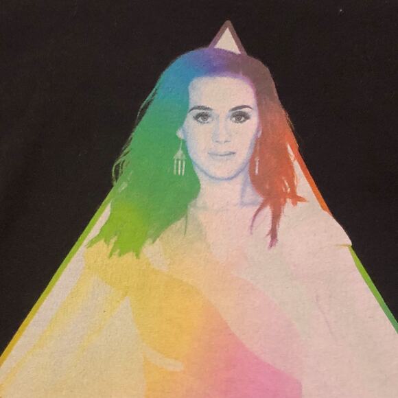 Next Level Apparel Katy Perry Prismatic World Tour Graphic Band Shirt - Picture 5 of 9
